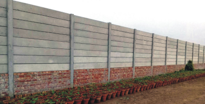 Boundary Marking with P.C Wall Members