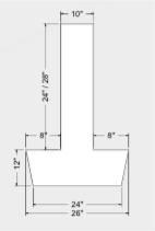 Inverted Tee Beam