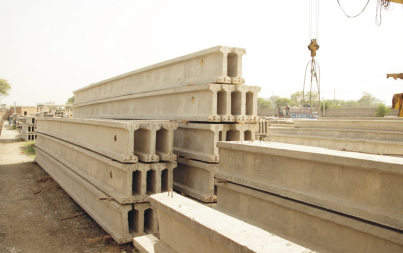 Roofing with P.C Girders & Slabs