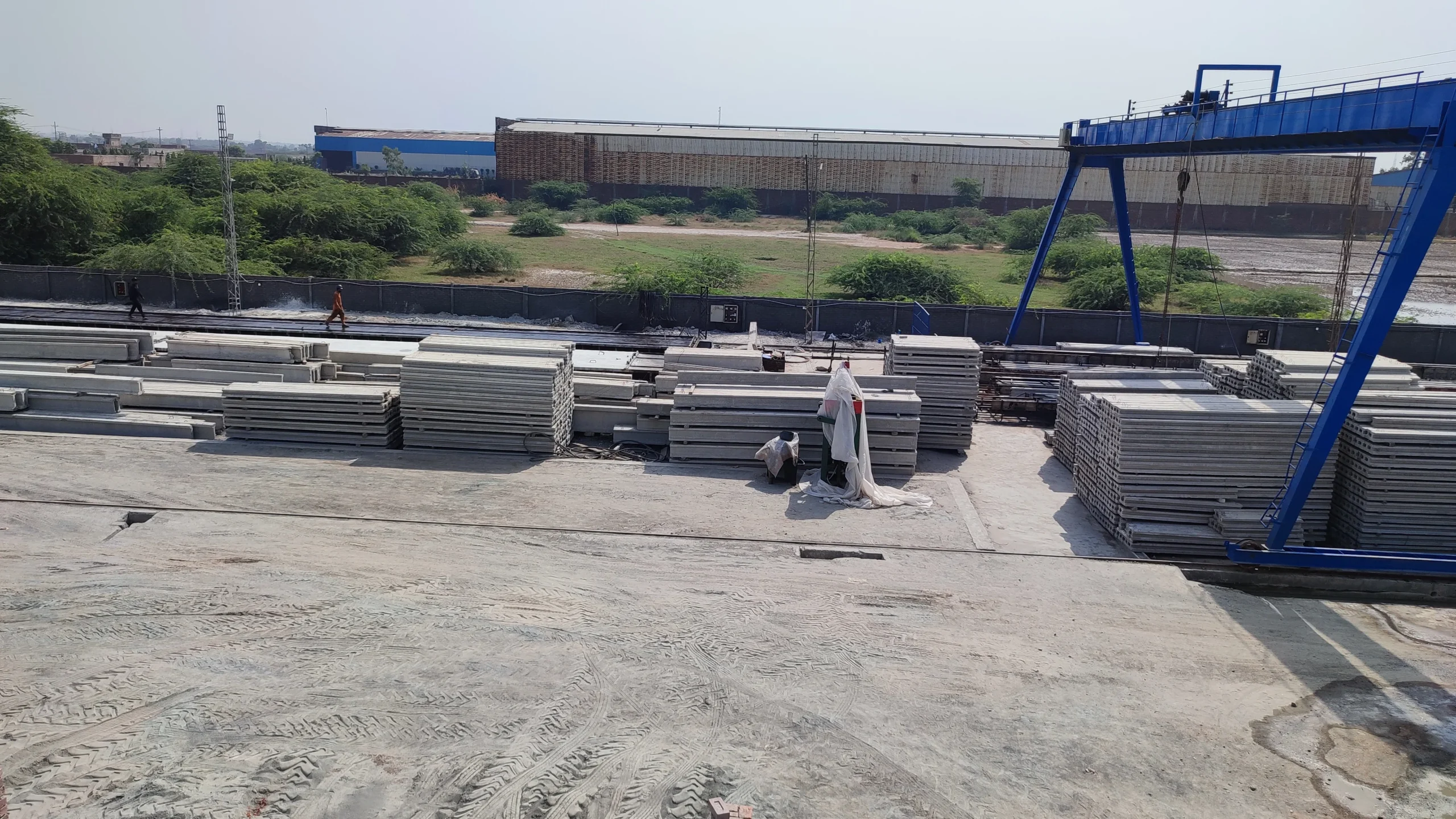 Roofing with P.C Girders & Slabs