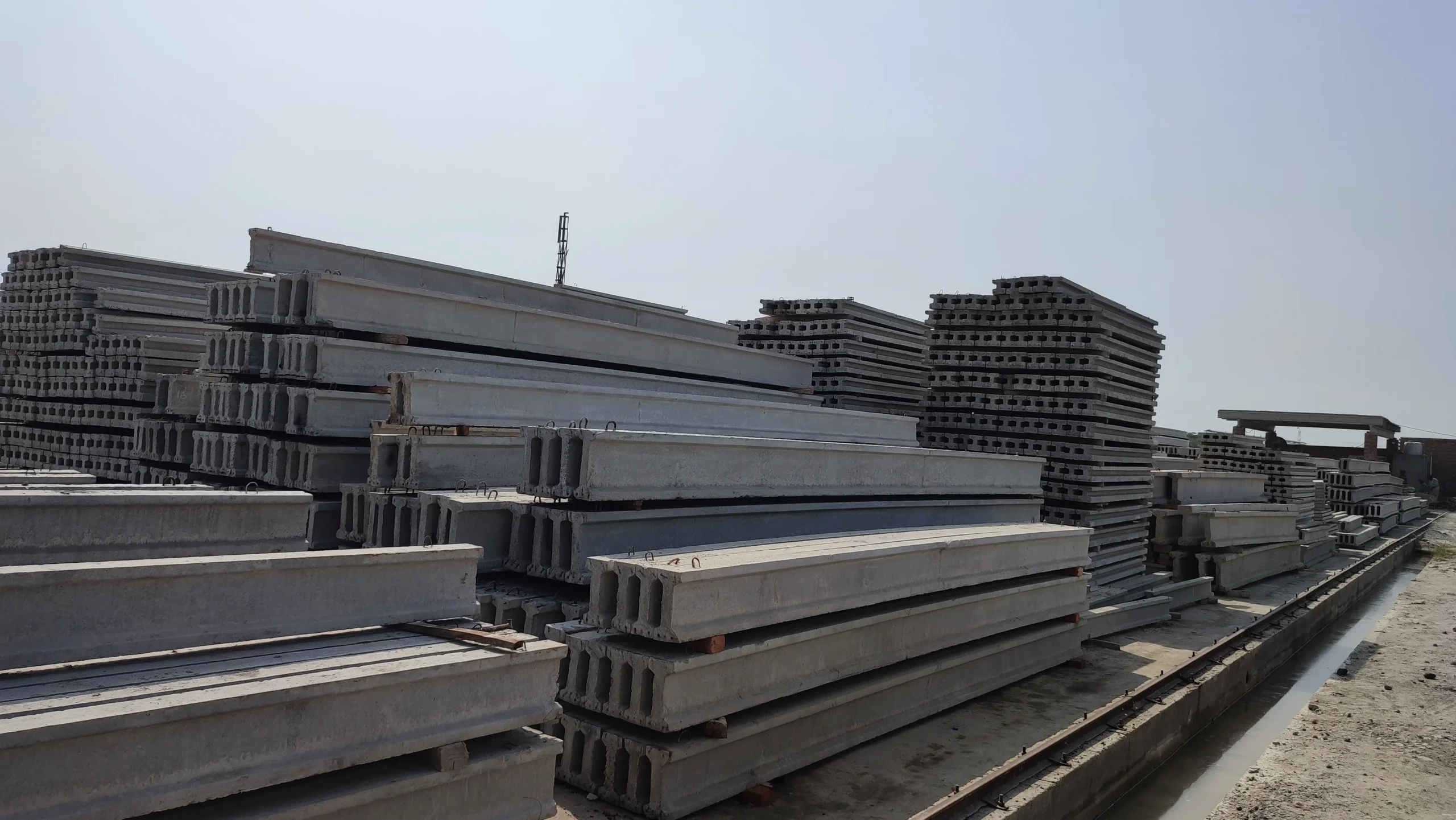 Roofing with P.C Girders & Slabs